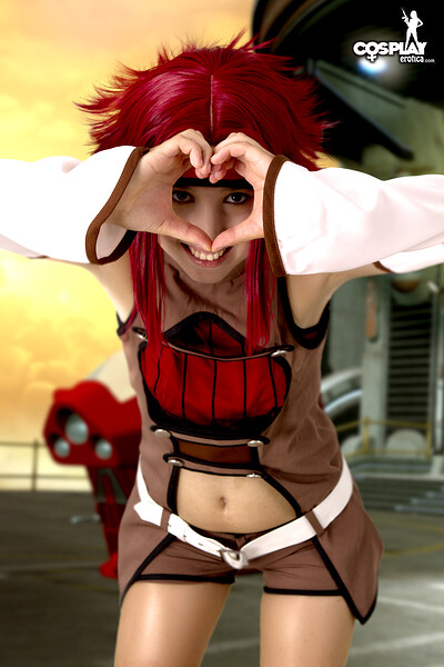 Stacy in Kallen Stadtfeld from Code Geass from Cosplay Erotica
