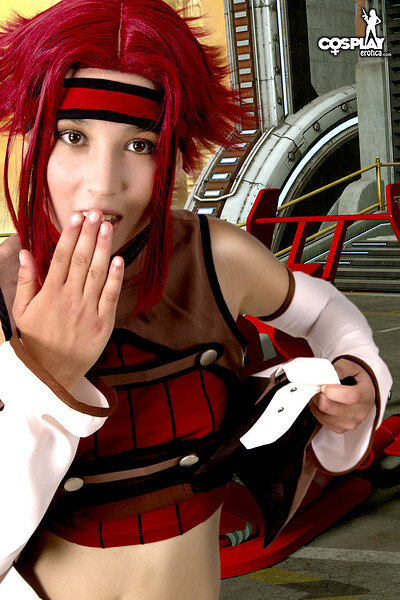 Stacy in Kallen Stadtfeld from Code Geass from Cosplay Erotica