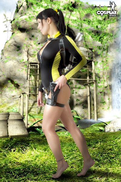 Mea Lee in Lara Croft from Tomb Raider: Underworld from Cosplay Erotica
