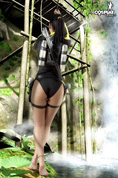 Mea Lee in Lara Croft from Tomb Raider: Underworld from Cosplay Erotica