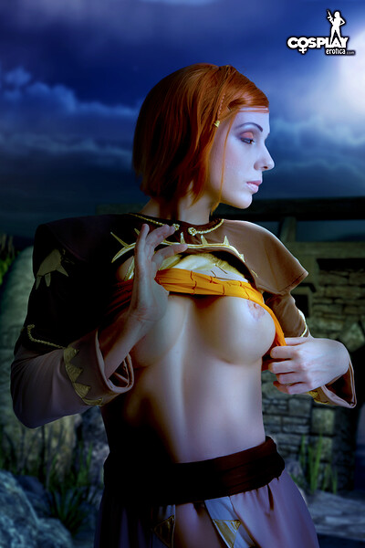 Kyra in Leliana from Dragon Age: Origins from Cosplay Erotica