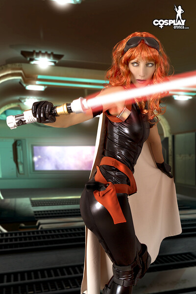 Angela in Mara Jade from Skywalker from Cosplay Erotica