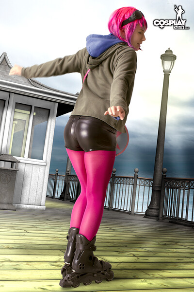 Cassie in Cassie The Courier from Cosplay Erotica