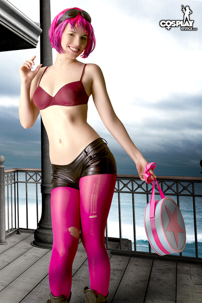 Cassie in Cassie The Courier from Cosplay Erotica