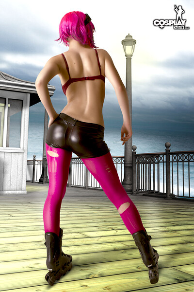 Cassie in Cassie The Courier from Cosplay Erotica