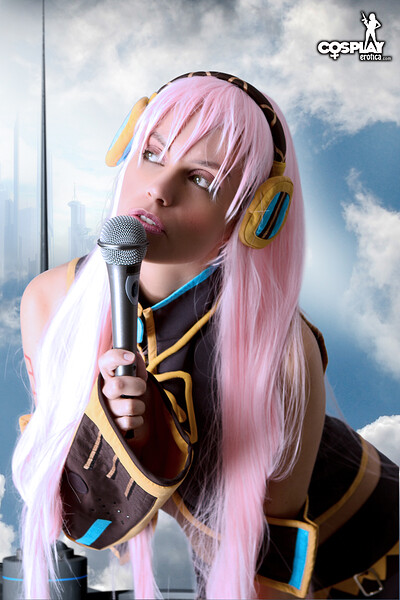 Nayma in Megurine Luka from Vocaloid from Cosplay Erotica