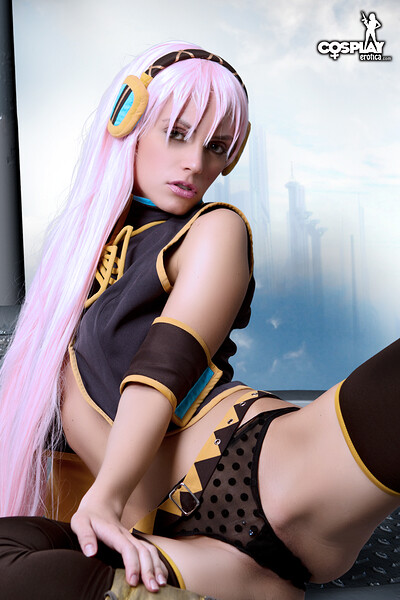 Nayma in Megurine Luka from Vocaloid from Cosplay Erotica