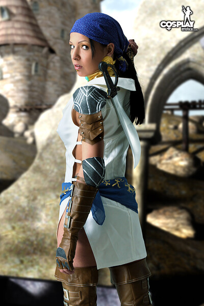 Mea Lee in Isabela from Dragon Age 2 from Cosplay Erotica
