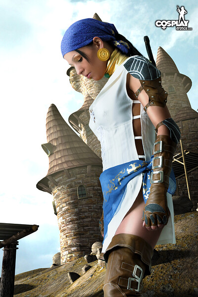 Mea Lee in Isabela from Dragon Age 2 from Cosplay Erotica