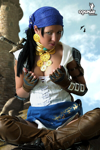 Mea Lee in Isabela from Dragon Age 2 from Cosplay Erotica