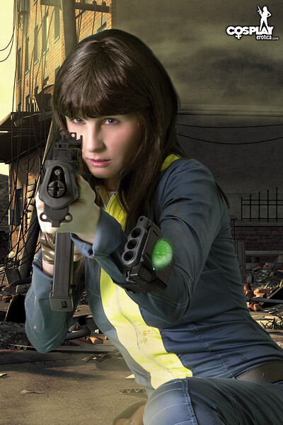 Alexa in Vault Dweller from Fallout 3 Vault 101 from Cosplay Erotica