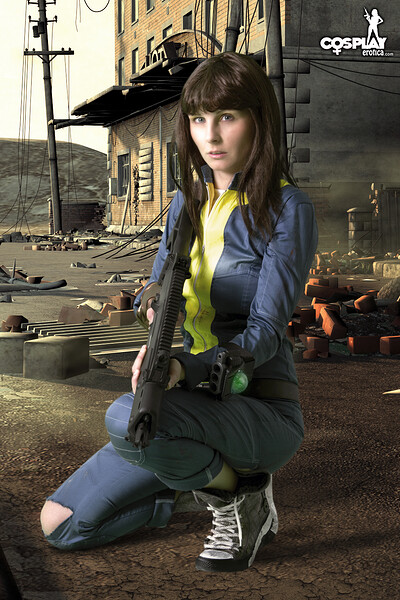 Alexa in Vault Dweller from Fallout 3 Vault 101 from Cosplay Erotica