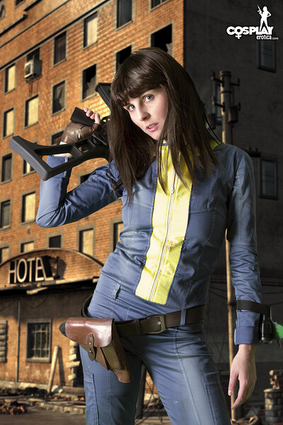 Alexa in Vault Dweller from Fallout 3 Vault 101 from Cosplay Erotica