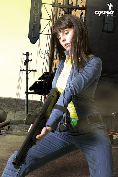 Alexa in Vault Dweller from Fallout 3 Vault 101 from Cosplay Erotica