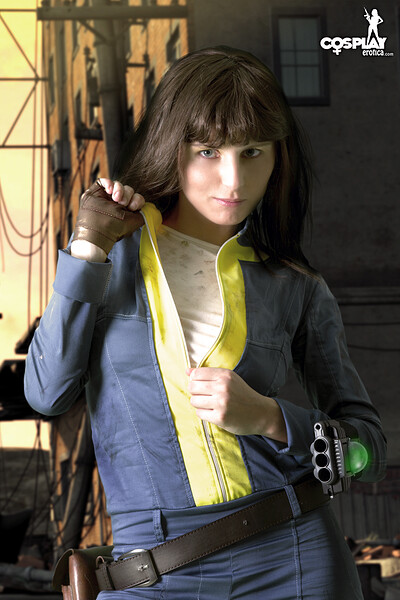 Alexa in Vault Dweller from Fallout 3 Vault 101 from Cosplay Erotica