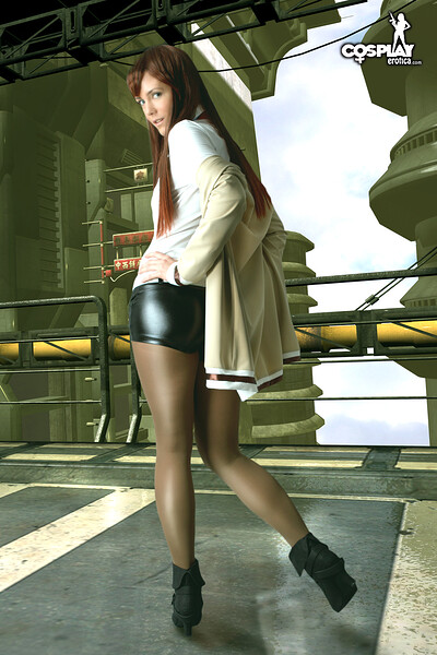 Gogo in Kurisu Makise from Steins Gate from Cosplay Erotica