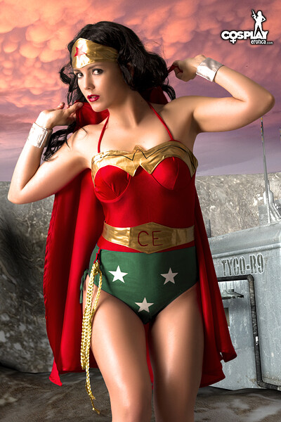 Gogo in Wonder Woman from All Star Comics 8 from Cosplay Erotica