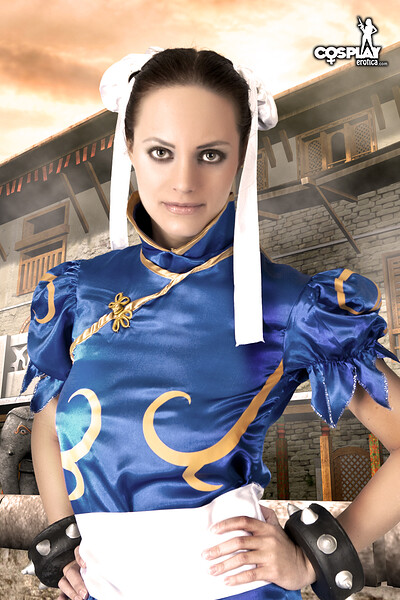 Nayma and Lana in Cammy, Chun Li from Street Fighter from Cosplay Erotica