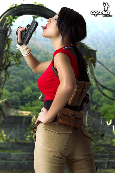 Mea Lee in Chloe Frazer from Uncharted from Cosplay Erotica