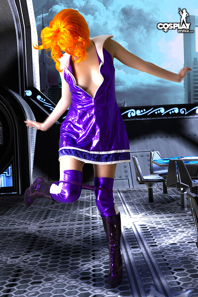 Cassie in Jane Jetson from The Jetsons from Cosplay Erotica