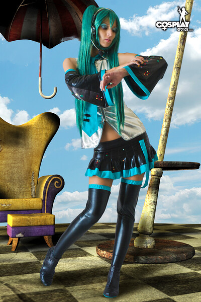 Lana in Hatsune Miku from Vocaloid from Cosplay Erotica