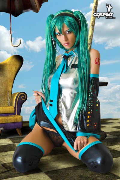 Lana in Hatsune Miku from Vocaloid from Cosplay Erotica