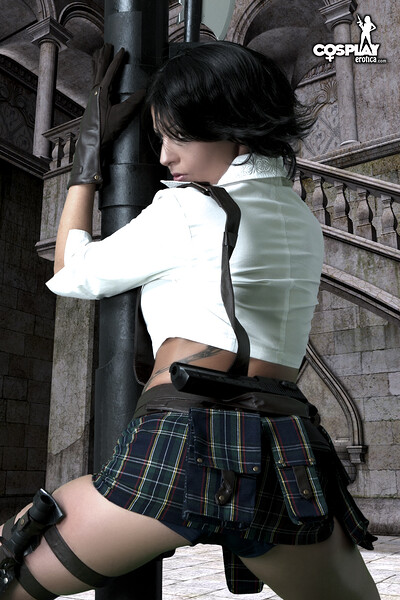 Mea Lee in Lady from Devil May Cry from Cosplay Erotica