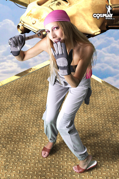 Angela in Winry Rockbell from Fullmetal Alchemist from Cosplay Erotica