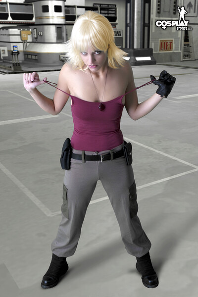 Nayma in Kagari Cagalli from Gundam Seed from Cosplay Erotica