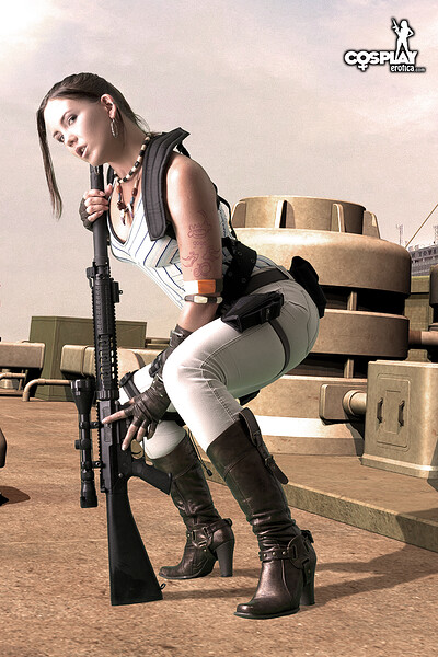 Gogo in Sheva from Residet Evil from Cosplay Erotica