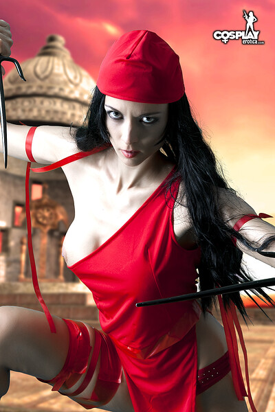 Lana in Electra from Daredevil from Cosplay Erotica