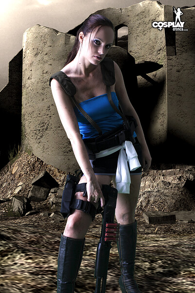 Nayma in Jill Valentine from Resident Evil from Cosplay Erotica