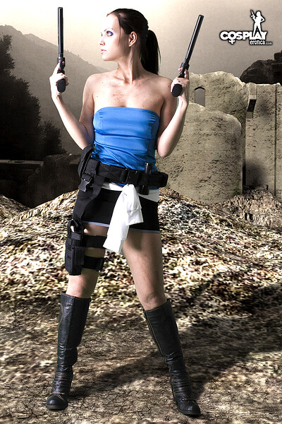 Nayma in Jill Valentine from Resident Evil from Cosplay Erotica