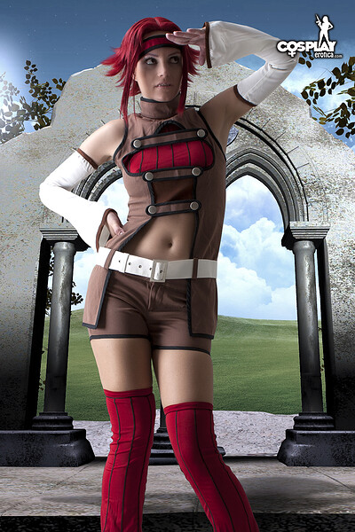 Nayma in Kallen Stadtfeld from Code Geass from Cosplay Erotica