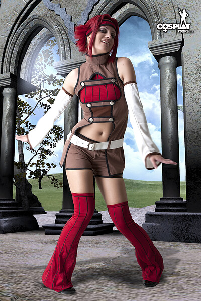 Nayma in Kallen Stadtfeld from Code Geass from Cosplay Erotica