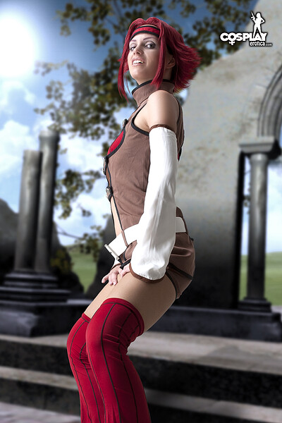 Nayma in Kallen Stadtfeld from Code Geass from Cosplay Erotica