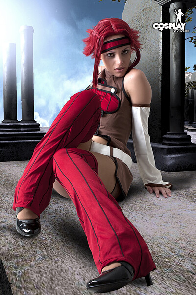 Nayma in Kallen Stadtfeld from Code Geass from Cosplay Erotica