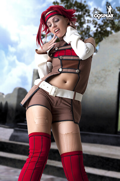Nayma in Kallen Stadtfeld from Code Geass from Cosplay Erotica