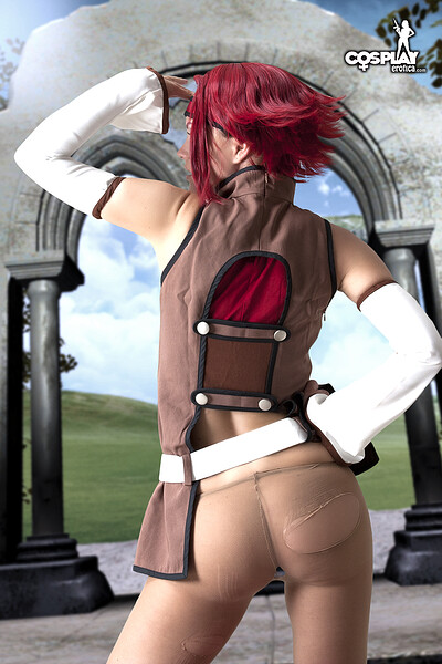 Nayma in Kallen Stadtfeld from Code Geass from Cosplay Erotica