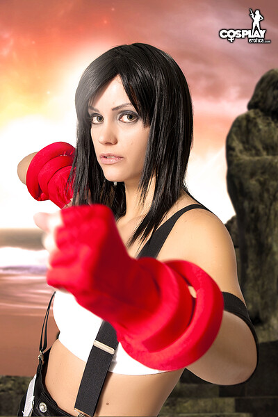 Nayma in Tifa from Final Fantasy from Cosplay Erotica