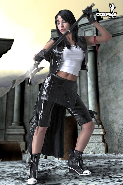 Mea Lee in Tifa from Final Fantasy from Cosplay Erotica