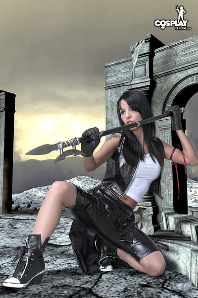 Mea Lee in Tifa from Final Fantasy from Cosplay Erotica