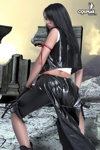 Mea Lee in Tifa from Final Fantasy from Cosplay Erotica