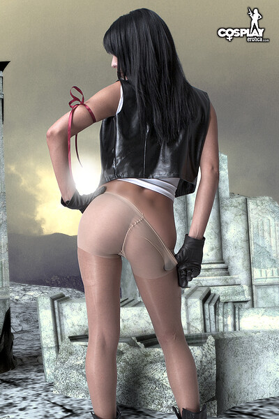 Mea Lee in Tifa from Final Fantasy from Cosplay Erotica