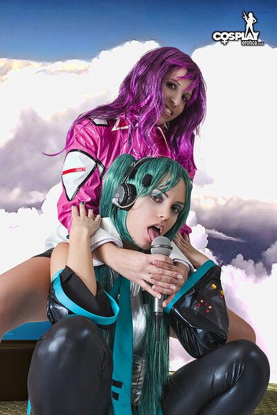 Analia and Nayma in Destiny, Miku from Vocaloid from Cosplay Erotica