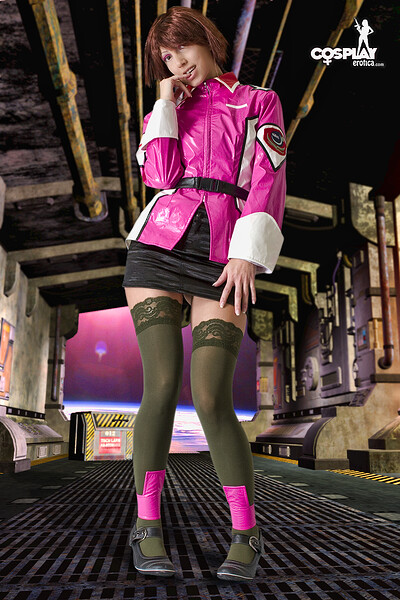 Angela in Lunamaria Hawke from Gundam Seed Destiny from Cosplay Erotica