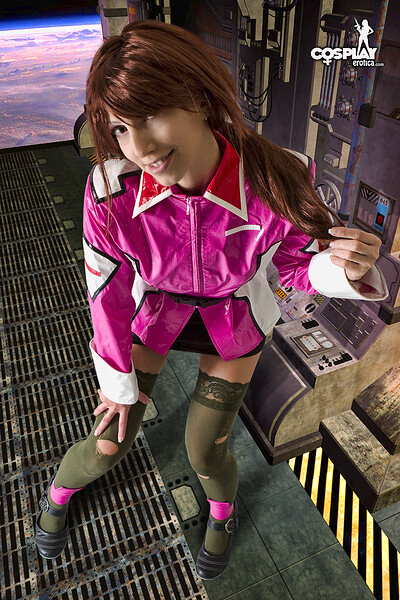 Angela in Lunamaria Hawke from Gundam Seed Destiny from Cosplay Erotica