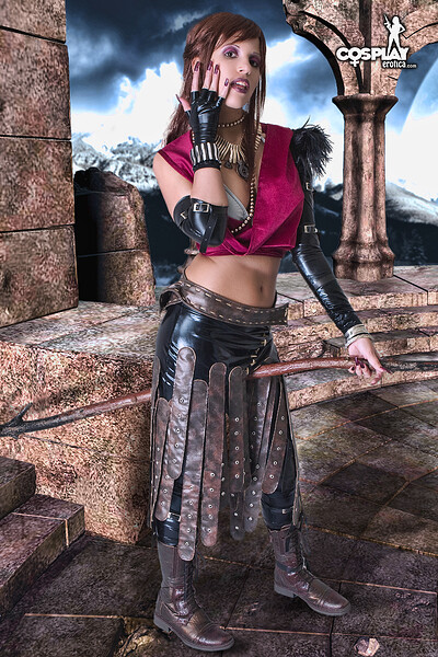 Analia in Morrigan from Dragon Age from Cosplay Erotica
