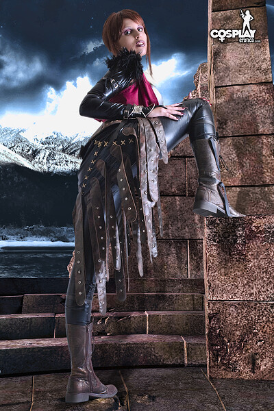Analia in Morrigan from Dragon Age from Cosplay Erotica