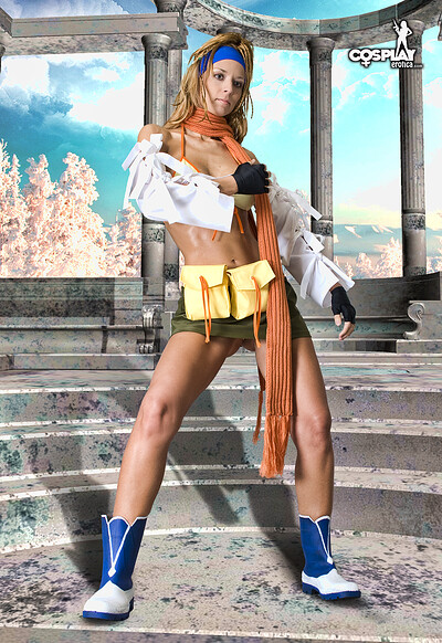 Lana in Rikku from Final Fantasy from Cosplay Erotica